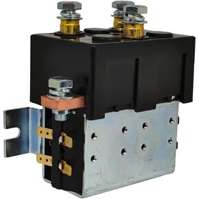 DC182 24V 200A Forward Reverse Contactor Solenoid Compatible with Albright DC182-102 DC182-3 Reversing Forklift Truck with Integral Bracket