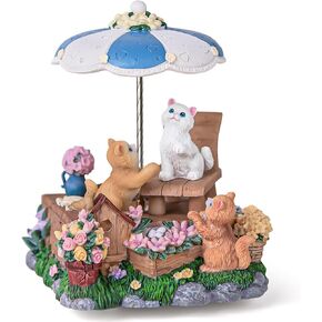 Cat Music Box Gift for Cat Lovers, Cats Under The Umbrella, Kitty Gift for Wife Girlfriend Daughter Girls Women Birthday Anniversary Valentine Chridtmas Present Play What A Wonderful World in Kuwait