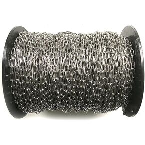 US STAINLESS Stainless Steel 316 Chain 5/64" (2mm) Chain 200 meter roll