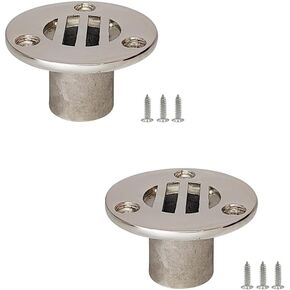 Marine Grade 53 x 23mm Boat Floor Deck Drain for Boat Yacht 316 Stainless Steel Deck Drain Hardware