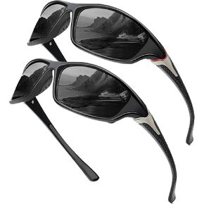 نظارات شمسية مستقطبة من KLAIYADI للرجال والنساء، نظارات شمسية رياضية مع حماية من الأشعة فوق البنفسجية للاستخدام في الهواء الطلق in Kuwait