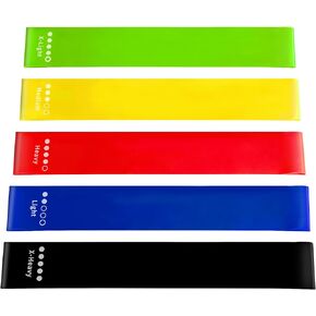 أربطة مقاومة للتمرين، 5 مجموعات من أربطة التمدد لليوجا وتدريبات القوة in Kuwait