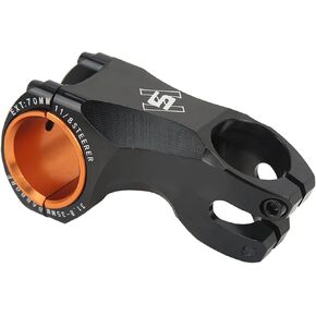 Bicycle Stem,Bike Riser 70MM Ultra Light ‑17 Degree for 35MM 31.8MM Handlebar,Bike Stem for Most Bicycle Road Bike Mountain Bike