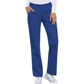 Cherokee Women's Flexibles Mid Rise Elastic Waist Scrubs Pant