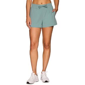 RBX Active Women's Workout Running Shorts with Attached Bike Short