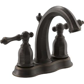 Kohler K-13490-4-2BZ Kelston 4-Inch Centerset Lavatory Faucet, Oil Rubbed Bronze