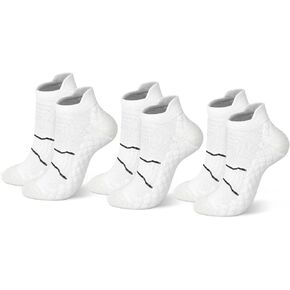 Ankle Socks for Womens Athletic Running Low Cut Cushioned Socks Womens Heel Tab Socks Size 5-12