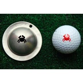 Tin Cup Golf Ball Marking Stencil