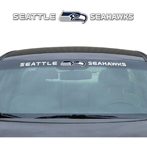FANMATS NFL - Seattle Seahawks Sun Stripe Windshield Decal 3.25 in. x 34 in.