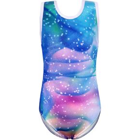 Leotards for Girls Gymnastics Sparkly Tumbling Dance Leotards for Baby Girls Kids Teens 2-10 Years