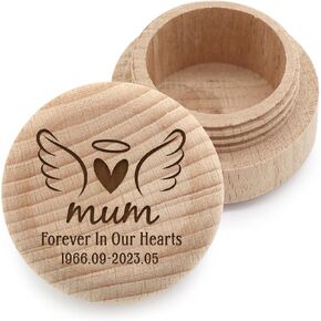 Custom lock of hair keepsake Box,Personalized Memorial Gift For Loss Custom In Memory of Loved One,Remembrance Gift Box，Sympathy Gift Box, Bereavement Gift Mum Dad (wings dad)