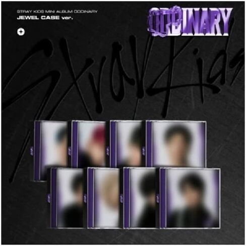 Stray Kids Oddinary 6th Mini Album Jewel Case إصدار Felix CD+18p PhotoBook+1p PhotoCard+1ea Photo Badge-DDAKJI+1ea ملصق+تتبع مختوم in Saudi Arabia