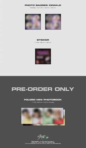 Stray Kids Oddinary 6th Mini Album Jewel Case إصدار Felix CD+18p PhotoBook+1p PhotoCard+1ea Photo Badge-DDAKJI+1ea ملصق+تتبع مختوم in Saudi Arabia