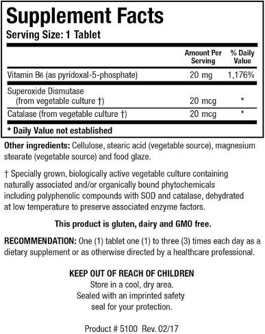 Biotics Research B6 Phosphate 100 Tablets in Saudi Arabia