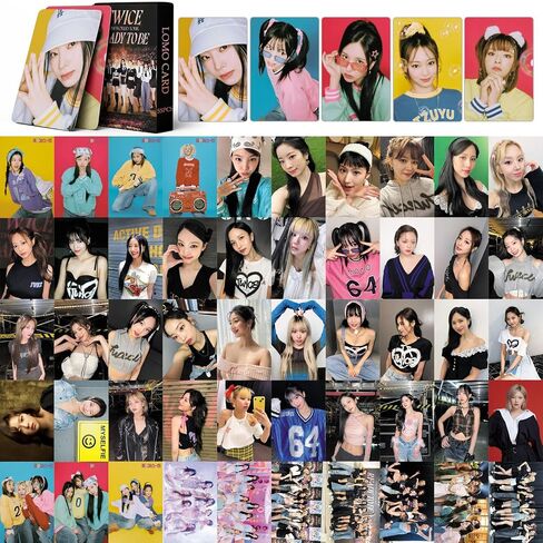 بطاقات صور مرتين 55 قطعة مرتين بين 1 و2 ألبوم جديد LOMO بطاقات KPOP Twice Photocard ألبوم جديد بطاقات صور هدية للمعجبين ابنة Twice Merch in Saudi Arabia