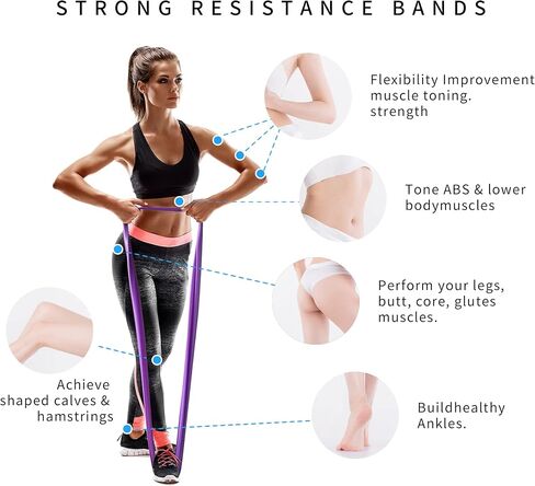 Resistance Band 50 Yards Elastic Exercise Fitness Band Roll for Home Training, Physical Therapy, and Yoga… in Saudi Arabia