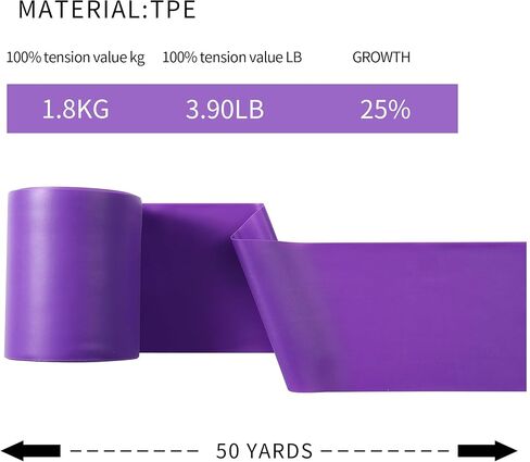 Resistance Band 50 Yards Elastic Exercise Fitness Band Roll for Home Training, Physical Therapy, and Yoga… in Saudi Arabia