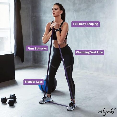 Pull Up Assistance Bands, Resistance Bands Set, Exercise Bands Workout Bands for Working Out Body Stretching Powerlifting Resistance Training with Carrying Bag and Workout Guide, 8 Pack in Saudi Arabia
