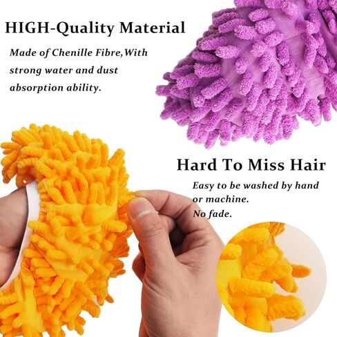 طقم منفضة غبار من الألياف الدقيقة مكون من 4 قطع، يتضمن زوجين من منفضة غبار غطاء حذاء شانيل، عبوتين منفضة غبار من الألياف الدقيقة قابلة للتمديد مقاس 76.2 سم، أداة تنظيف منفضة الريش in Kuwait