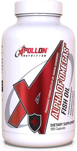Apollon Nutrition Alpha of Omegas Fish Oil, EPA, DHA, Brain, Cardiovascular, Eye, 180 Softgel Capsules in Saudi Arabia