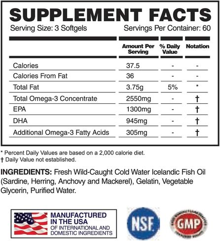 Apollon Nutrition Alpha of Omegas Fish Oil, EPA, DHA, Brain, Cardiovascular, Eye, 180 Softgel Capsules in Saudi Arabia
