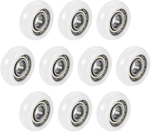 uxcell 625ZZ Ball Bearing Guide Pulley Roller Round Wheel 5x23x7mm Double Metal Shielded (GCr15) Chrome Steel Bearings 10pcs in Saudi Arabia