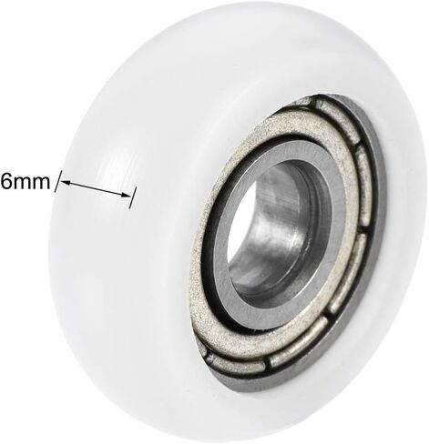 uxcell 625ZZ Ball Bearing Guide Pulley Roller Round Wheel 5x23x7mm Double Metal Shielded (GCr15) Chrome Steel Bearings 10pcs in Saudi Arabia