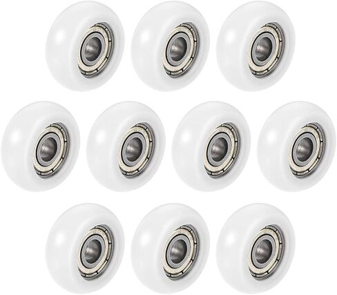 uxcell 625ZZ Ball Bearing Guide Pulley Roller Round Wheel 5x23x7mm Double Metal Shielded (GCr15) Chrome Steel Bearings 10pcs in Saudi Arabia