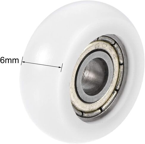 uxcell 625ZZ Ball Bearing Guide Pulley Roller Round Wheel 5x23x7mm Double Metal Shielded (GCr15) Chrome Steel Bearings 10pcs in Saudi Arabia