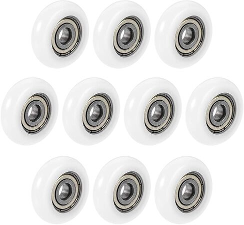 uxcell 625ZZ Ball Bearing Guide Pulley Roller Round Wheel 5x23x7mm Double Metal Shielded (GCr15) Chrome Steel Bearings 10pcs in Saudi Arabia