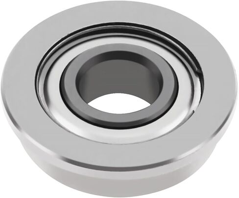 F695ZZ محمل كروي ذو حواف، CLAHJQX 10 قطع 5 مم × 13 مم × 4 مم محامل كروية ذات أخدود عميق درع مزدوج، محمل من الصلب الكربوني الفضي in Kuwait