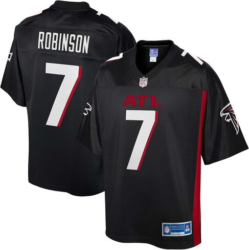 Men's Bijan Robinson Black Atlanta Falcons Replica Jersey in Saudi Arabia