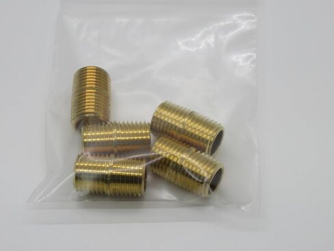 حلمة إغلاق نحاسية، 1/4 بوصة ذكر × 1/4 بوصة ذكر NPT، (5 عبوات) in Saudi Arabia