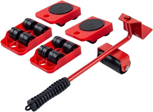 DUEBEL رافع الأثاث المتزلجون للأرضيات الصلبة جاك الأثاث دوللي الأجهزة دوللي لتحريك منصات الأثاث المتزلجون 150KG (330LBS) in Kuwait