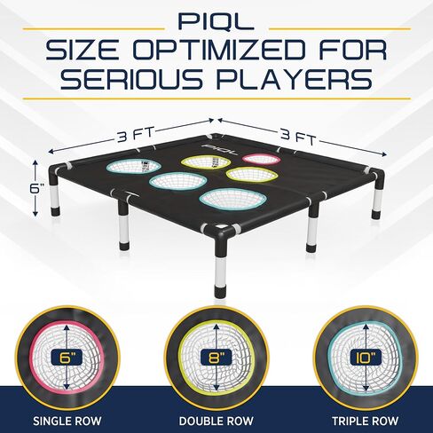 Pro Pickleball Target Net - مساعد تدريب Pickleball، ألعاب Pickleball، الألعاب الاجتماعية، معدات ممارسة كرة Pickleball، نظام هدف Pickleball، ممارسة Pickleball Dink Pad، هدف Pickleball Drive in Saudi Arabia