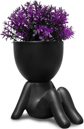 Zerzsy Fake Plants Artificial Succulents Plants for Room Bathroom Home Office Desk Cute Fake Plant Bathroom Decoration - Set of 1 in Saudi Arabia