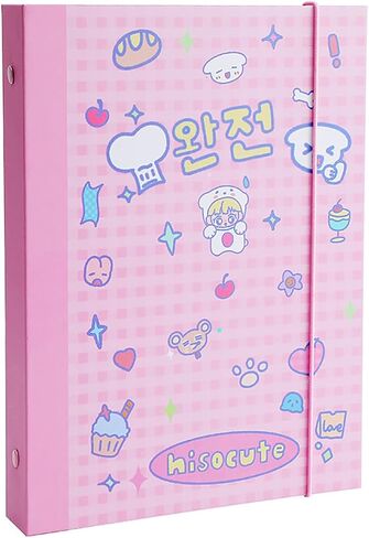 A5 Binder Photocard Album with 25Pcs Inner Pages 3 Inch Photo Album Sleeves Kpop Photocard Holder Photocard Collect Book for Photos Pictures Cards Storage Black White in Saudi Arabia