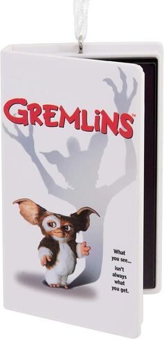 Hallmark Gremlins Retro Video Cassette Case Christmas Ornament in Saudi Arabia