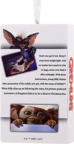 Hallmark Gremlins Retro Video Cassette Case Christmas Ornament in Saudi Arabia