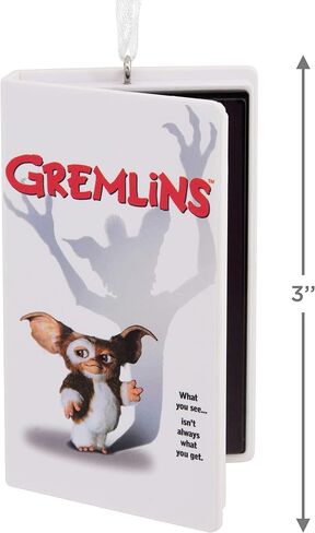 Hallmark Gremlins Retro Video Cassette Case Christmas Ornament in Saudi Arabia