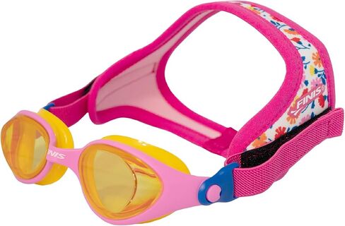 نظارات FINIS Dragonfly - نظارات سباحة تحت الماء للأطفال - حماية من الأشعة فوق البنفسجية - مضادة للضباب - نظارات سباحة للأطفال من سن 3 إلى 8 سنوات - قوة الزهرة in Kuwait