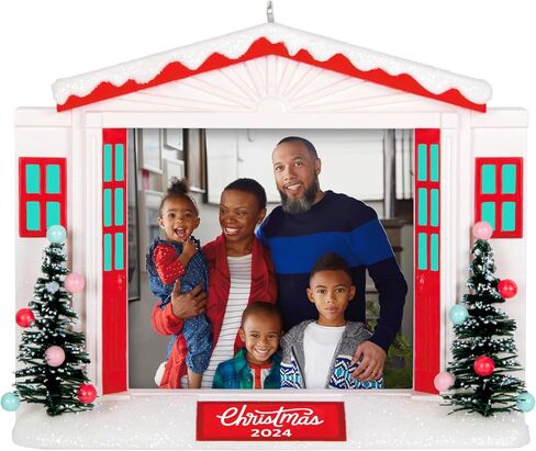 Hallmark Keepsake Christmas Ornament 2024, Christmas Memories 2024 Photo Frame, Family Gifts in Saudi Arabia
