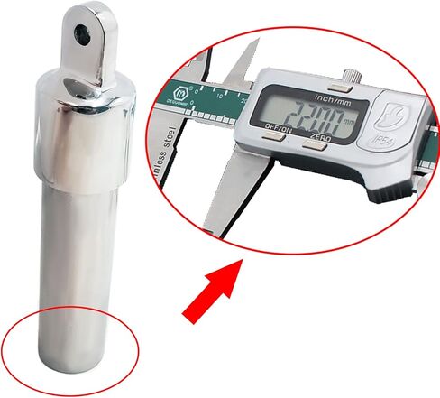 يانيو 4 عبوات 7/8 بوصة بيميني غطاء نهاية العين العلوي يناسب 7/8 بوصة O.D. أنابيب مستديرة، أجهزة بحرية من الفولاذ المقاوم للصدأ 316، تجهيزات علوية لمظلة القارب بيميني مع مفتاح سداسي على شكل حرف L in Kuwait