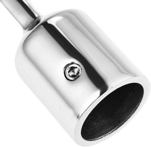 يانيو 4 عبوات 7/8 بوصة بيميني غطاء نهاية العين العلوي يناسب 7/8 بوصة O.D. أنابيب مستديرة، أجهزة بحرية من الفولاذ المقاوم للصدأ 316، تجهيزات علوية لمظلة القارب بيميني مع مفتاح سداسي على شكل حرف L in Kuwait