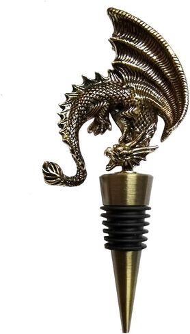 Dragon Wine Stoppers Gothic Metal Alloy Design Bottle Stopper for Dragon Gift Party Decorative in Saudi Arabia