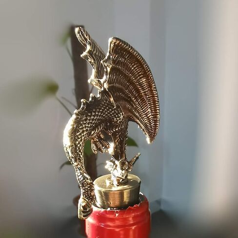 Dragon Wine Stoppers Gothic Metal Alloy Design Bottle Stopper for Dragon Gift Party Decorative in Saudi Arabia