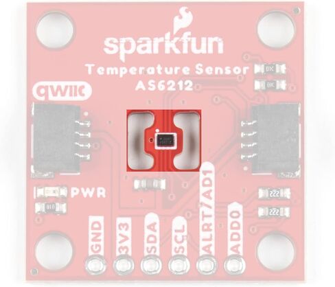 SparkFun Digital Temperature Sensor Breakout - AS6212 (Qwiic) - High Accuracy Low Power Consumption Board Small Size 1 inch by 1 inch Footprint Configurable Alert pin 8 Selectable I2C addresses in Saudi Arabia