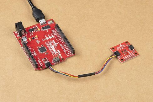 SparkFun Digital Temperature Sensor Breakout - AS6212 (Qwiic) - High Accuracy Low Power Consumption Board Small Size 1 inch by 1 inch Footprint Configurable Alert pin 8 Selectable I2C addresses in Saudi Arabia