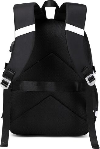 حقيبة ظهر مدرسية للفتيات، مجموعة حقيبة ظهر لطيفة للنساء، حقيبة كتب أنيقة مع حقيبة أقلام وحقيبة غداء باللون الأسود in Kuwait