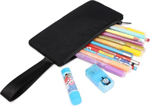 حقيبة ظهر مدرسية للفتيات، مجموعة حقيبة ظهر لطيفة للنساء، حقيبة كتب أنيقة مع حقيبة أقلام وحقيبة غداء باللون الأسود in Kuwait